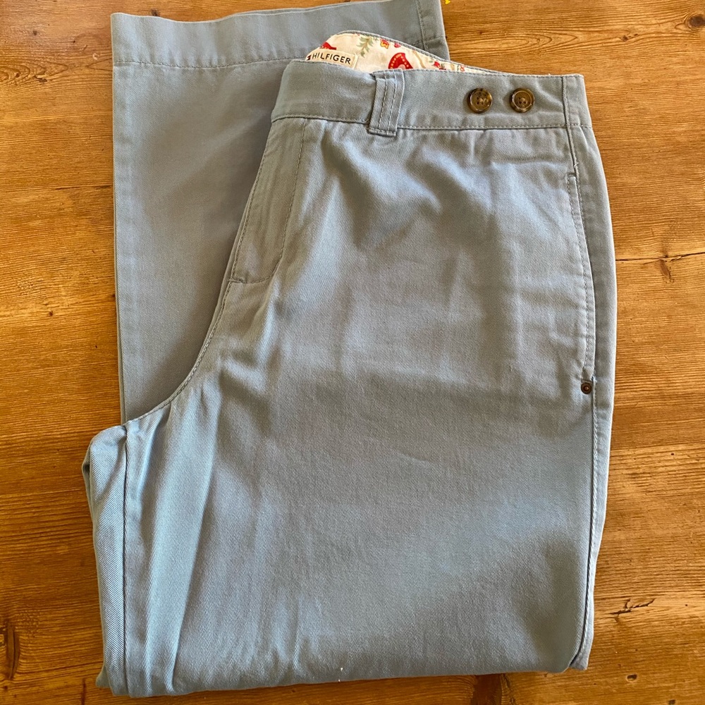 Tommy Hilfiger blue cropped pants size 12